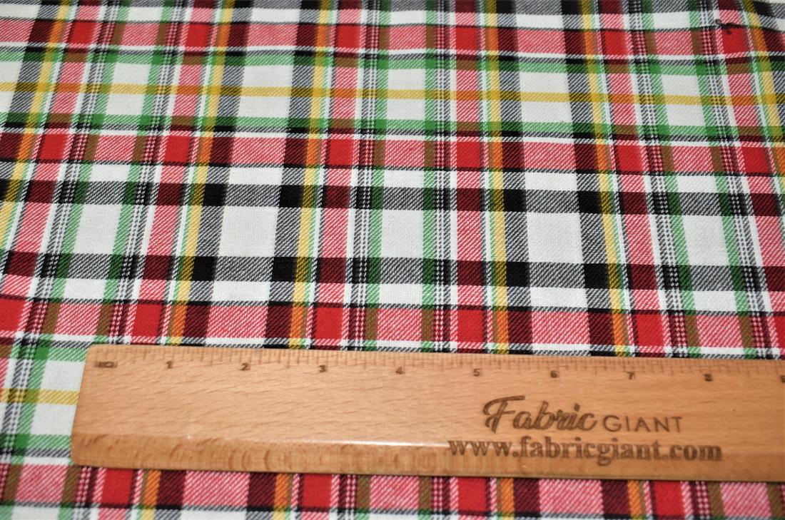 Premium Printed Tartan Brushed/Yarn Dyed 100% Cotton Fabric Tartan Check Print desing, Medium weight  High Quality
This beautiful soft fabric is perfect for Children's clothing, Light blankets, Bed sheets, Night dresses, and Pyjama Bottoms
Colours may slightly vary due to the lighting during the photo shooting or the monitor's display.
Width: 58" / 148cm