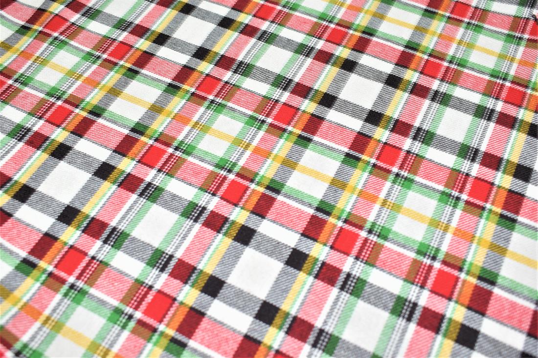 Premium Printed Tartan Brushed/Yarn Dyed 100% Cotton Fabric Tartan Check Print desing, Medium weight  High Quality
This beautiful soft fabric is perfect for Children's clothing, Light blankets, Bed sheets, Night dresses, and Pyjama Bottoms
Colours may slightly vary due to the lighting during the photo shooting or the monitor's display.
Width: 58" / 148cm