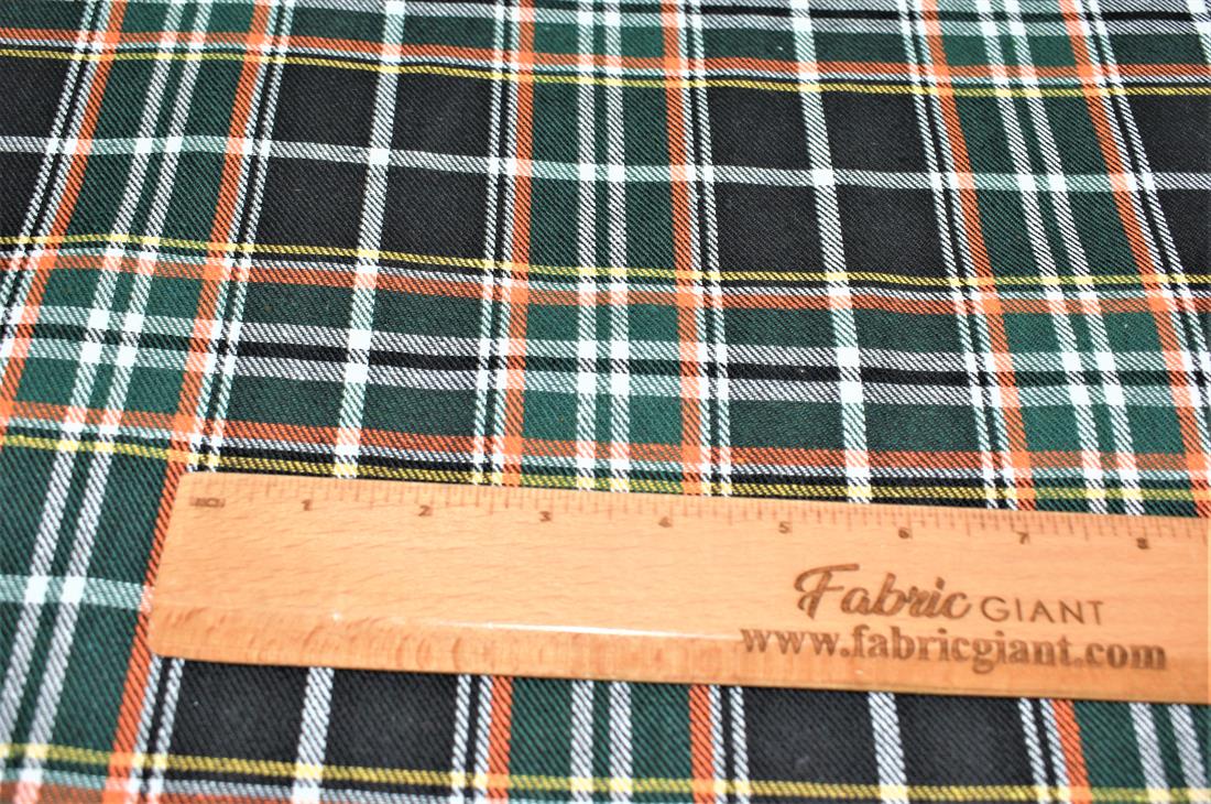 Premium Printed Tartan Brushed/Yarn Dyed 100% Cotton Fabric Tartan Check Print desing, Medium weight  High Quality
This beautiful soft fabric is perfect for Children's clothing, Light blankets, Bed sheets, Night dresses, and Pyjama Bottoms
Colours may slightly vary due to the lighting during the photo shooting or the monitor's display.
Width: 58" / 148cm