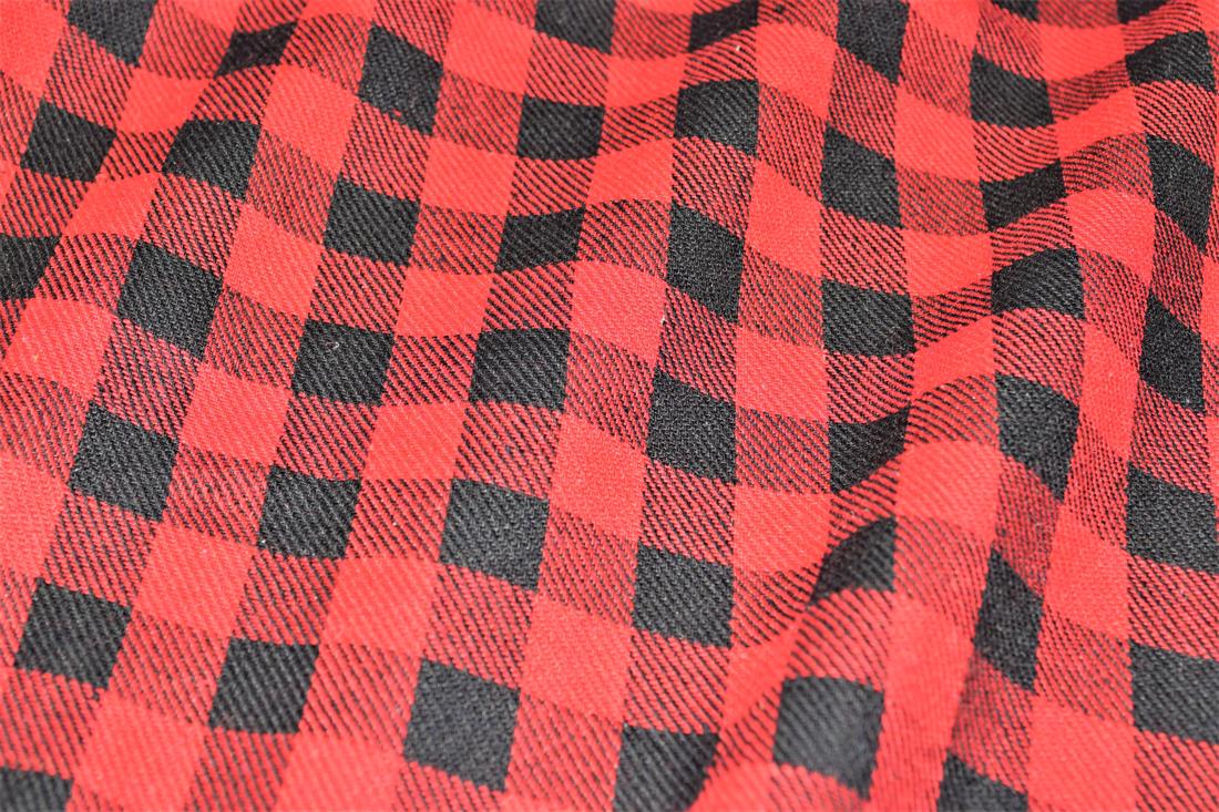 Red and Black Tartan