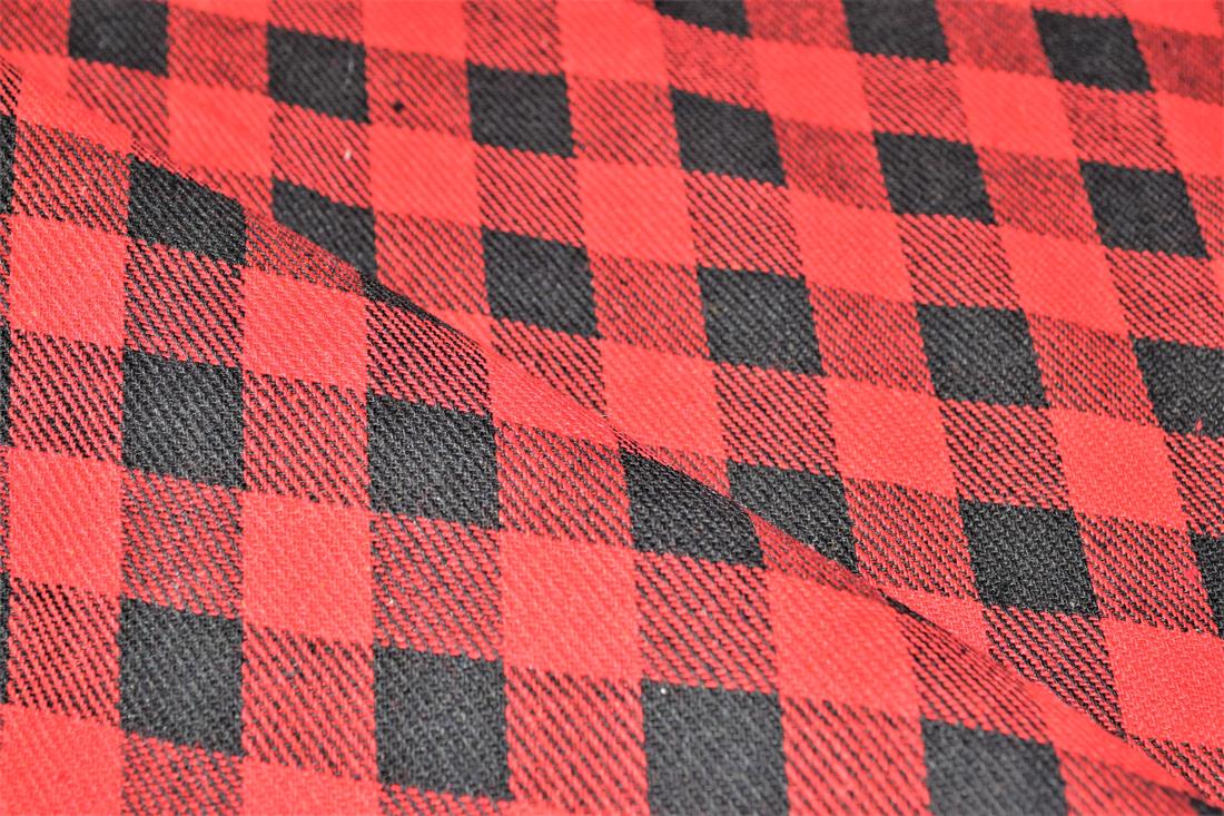Red and Black Tartan