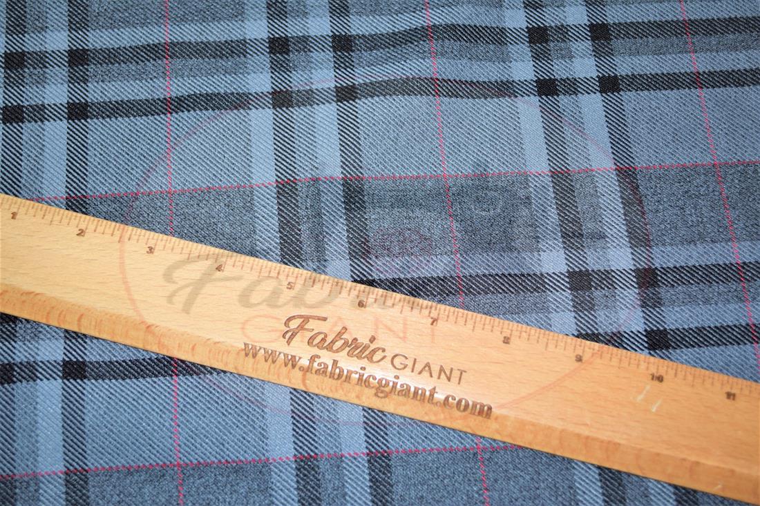 Premium Yarn Dyed/Brush 100% Cotton Fabric Tartan Check Print desing ,High Quality 148 cm Colours may slightly vary due to the lighting during the photo shooting or the monitor's display.
