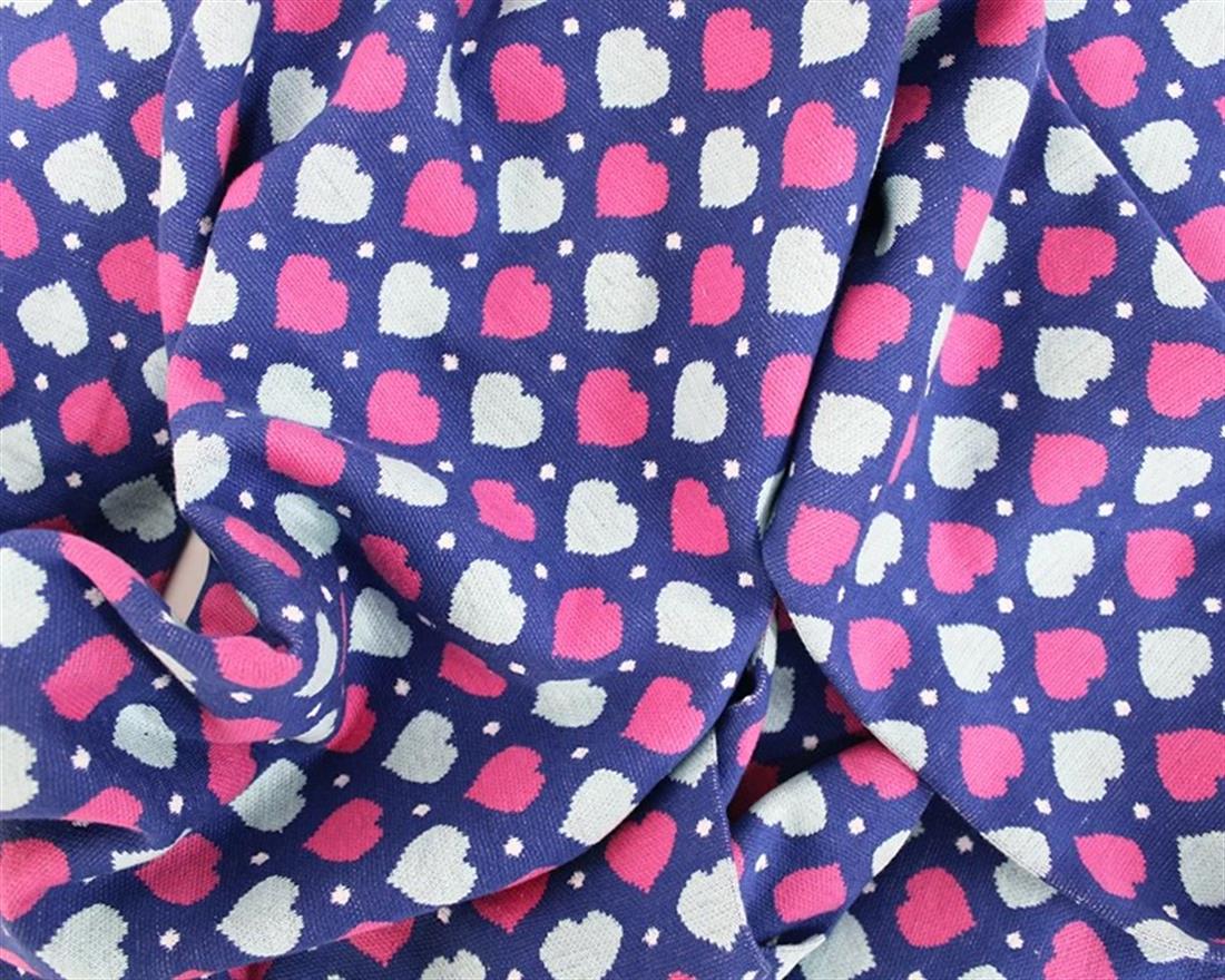 Vibrant Hearts Tubular Knit